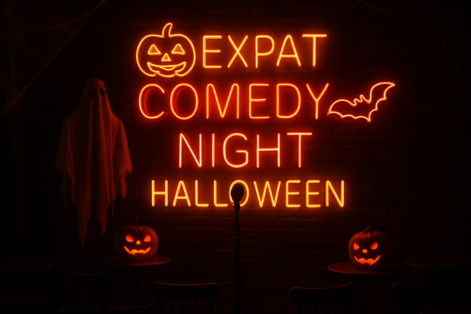 Expat comedy night halloween edition